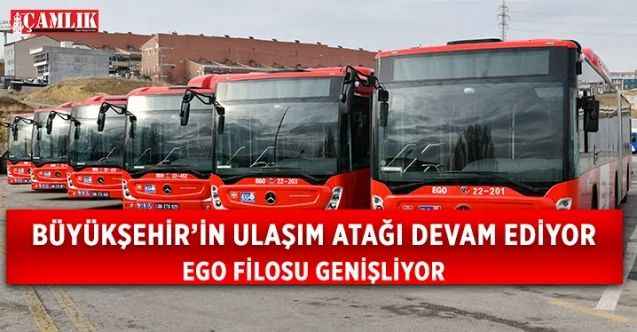 Büyükşehir’in Ulaşım Atağı Devam Ediyor: Ego Filosu Genişliyor