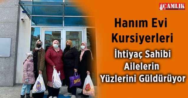 Hanım Evi Kursiyerleri, İhtiyaç Sahibi Ailelerin Yüzlerini Güldürüyor