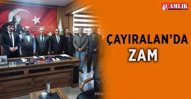 Çayıralan Belediyesi'nden Memurlara Zam