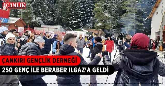 Çankırı Gençlik Derneği, 250 genç ile beraber Ilgaz'a geldi