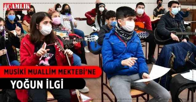 Mamak Belediyesi bünyesindeki Musiki Muallim Mektebi’ndeki kurslara ilgi her geçen gün artıyor