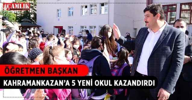 Kahramankazan Belediye Başkanı Serhat Oğuz’un girişimleri sonucu ilçeye 5 yeni okul kazandırılacak