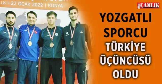 Büyükler Türkiye Tekvando Şampiyonası'nda Yozgatlı sporcu Türkiye üçüncüsü oldu