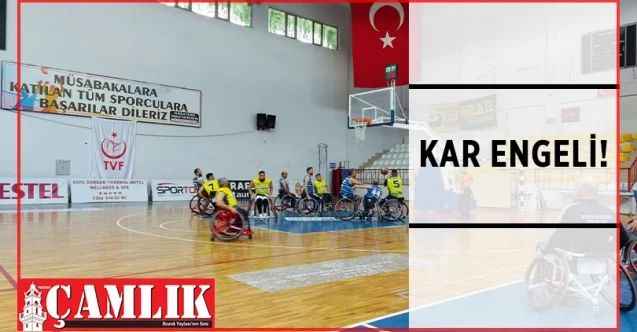 Umut Engelliler Spor Kulübü ligin 4’üncü haftasında karşılaşacağı Melikgazi Engelliler Spor Kulübü maçı yoğun kar yağışı nedeniyle ertelendi