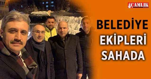 Yozgat Belediye Başkanı Celal Köse, kar temizleme çalışmalarını denetledi
