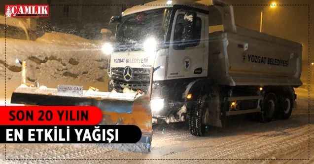 Yozgat’ta ekipler canla başla çalışıyor ancak yetersiz kalınıyor