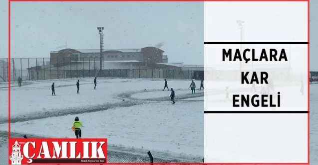 Yozgat Mustafa Bacanlı 1. Amatör Küme liginde yoğun kar yağışı nedeniyle bazı maçlar ertelendi