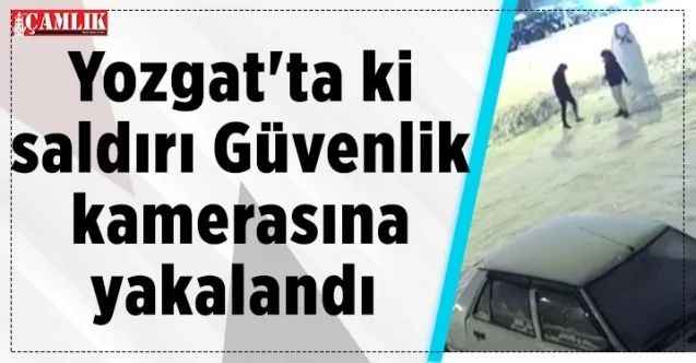Yozgat'ta Kardan adamın kafasını yumrukla yıkıp, şapkasını çaldılar