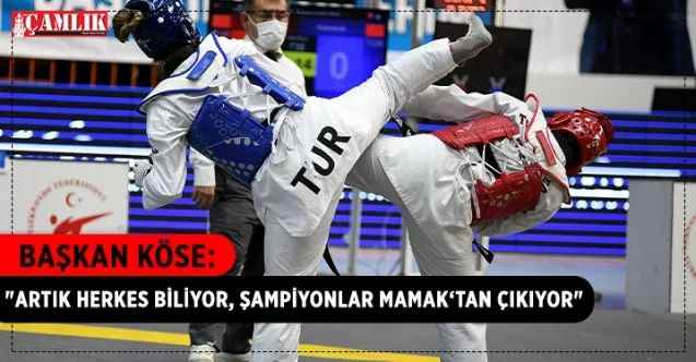 Büyükler Türkiye Tekvando Şampiyonası'na, Mamak Belediyesi Tekvando Takımı damgasını vurdu