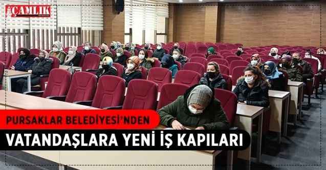 Pursaklar Belediyesi'nden vatandaşlara yeni iş kapıları