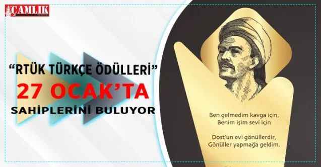 “RTÜK Türkçe Ödülleri” 27 Ocak’ta sahiplerini buluyor