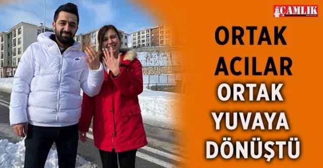 Elazığ depreminde tanışan mühendis çift kendilerine de yuva kurdu
