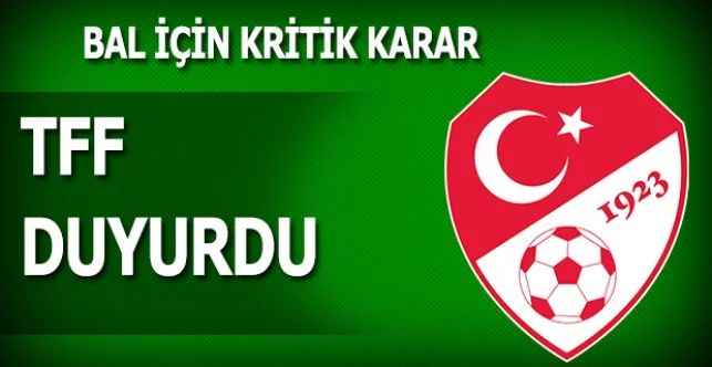 Bölgesel Amatör Ligi (BAL) müsabakaları ile ilgili Türkiye Futbol Federasyonundan önemli bir açıklama yapıldı