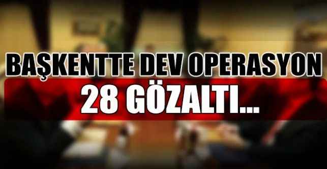 Ankara’da gerçekleştirilen kaçakçılık operasyonlarında 28 gözaltı