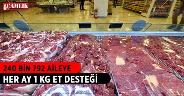 Ankara Büyükşehirden çocuklar için aylık 1 kg et desteği