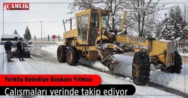 Başkan Yılmaz, çalışmaları yerinde takip ediyor