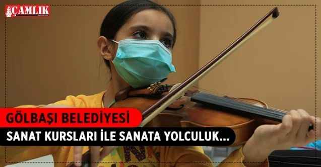 Gölbaşı’nda Sanat Kursları Start Aldı
