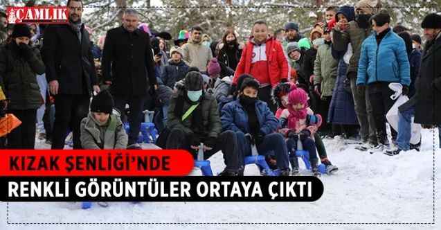 Ankara’nın Çubuk ilçesinde Kızak Şenliği düzenlendi