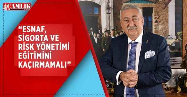 Türkiye Esnaf ve Sanatkarları Konfederasyonu Genel Başkanı Bendevi Palandöken, esnaf ve sanatkara katılım belgeli ücretsiz sigorta ve risk yönetimi eğitimi verileceğini belirtti