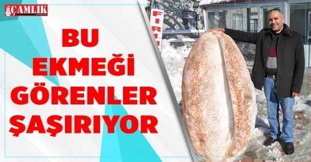 30 yıllık fırıncı kardan taş fırın ekmeği yaptı