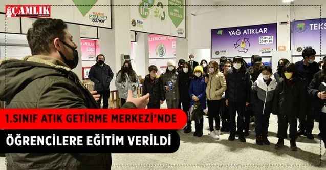 Ankara’nın ilk 1.Sınıf Atık Getirme Merkezi’nde Öğrencilere Eğitim Verildi