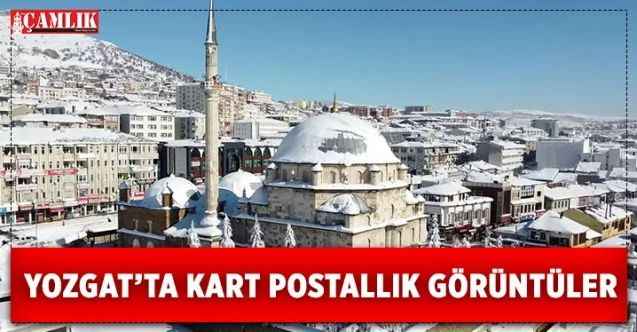 Eşsiz kar manzaraları havadan görüntülendi