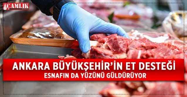 Ankara Büyükşehir’in Et Desteği Esnafın da Yüzünü Güldürüyor