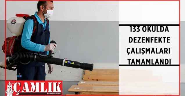 Sincan Belediyesi yarıyıl tatilinde okulları dezenfekte etti