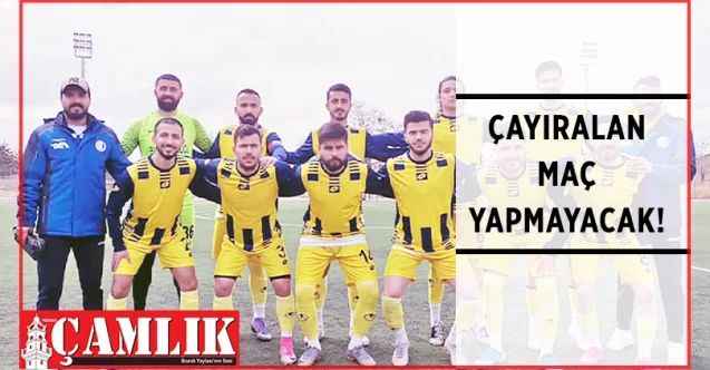Çayıralan Esnafspor, ikinci yarının ilk haftasında maç yapmayacak
