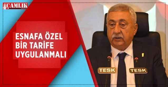 Türkiye Esnaf ve Sanatkarları Konfederasyonu Genel Başkanı Bendevi Palandöken, yapılan zamlarla esnafın elektrik faturalarının altından kalkamadığını belirtti