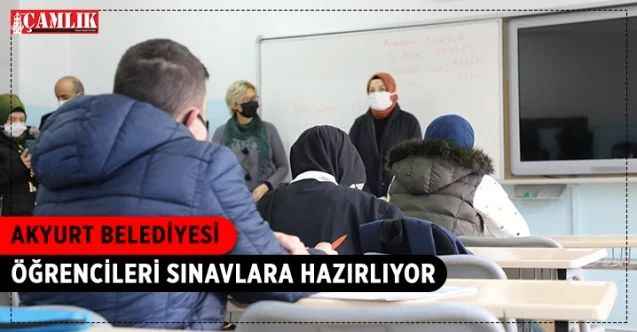 Akyurt’ta öğrenim hayatını sürdüren 600 ortaokul ve 200 lise öğrencisi, LGS ve TYT’ye Akyurt Belediyesinin desteğiyle hazırlanıyor