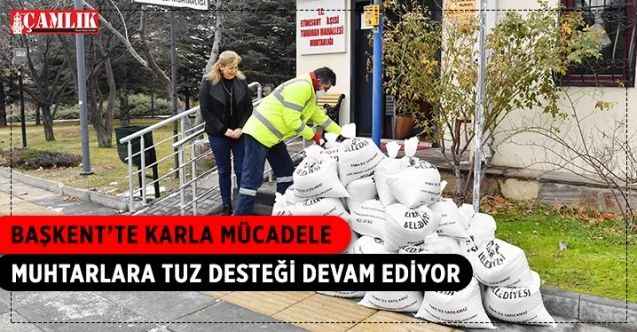 Ankara Büyükşehir Belediyesi Başkent’te karla mücadelesini aralıksız sürdürüyor