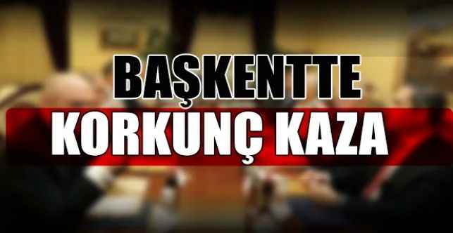 Ankara'nın Polatlı ilçesinde hemzemin geçitten geçmeye çalışan bir otomobile yük treni çarptı