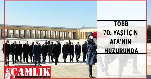 Türkiye Odalar ve Borsalar Birliği’nin 70. kuruluş yıldönümü nedeniyle TOBB Başkanı Rifat Hisarcıklıoğlu’nun başkanlığındaki heyet, Anıtkabir’i ziyaret etti