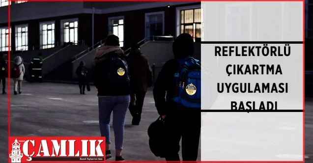 Ankara Büyükşehir Belediyesi, öğrenciler için “Reflektörlü Çıkartma” uygulaması başlattı
