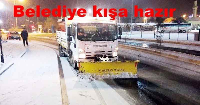 Belediye  kışa hazır