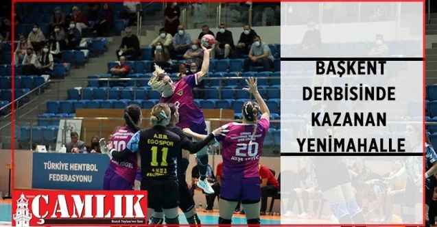 Hentbol Kadınlar Süper Ligi 13’üncü haftasında evinde EGO Spor Kulübü ile karşılan Yenimahalle Belediyesi SK, sahadan galibiyetle ayrıldı