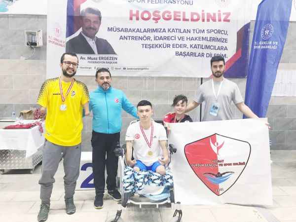 Türkiye Bedensel Engelliler Yüzme Milli Takım seçme yarışması Gaziantep'te düzenlendi