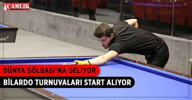 Gölbaşı, Uluslararası Bilardo Müsabakalarına Ev Sahipliği Yapıyor