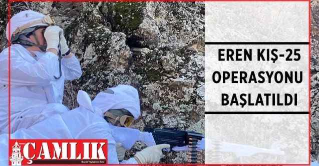 Hakkari’de Eren Kış-25 Operasyonu başlatıldı