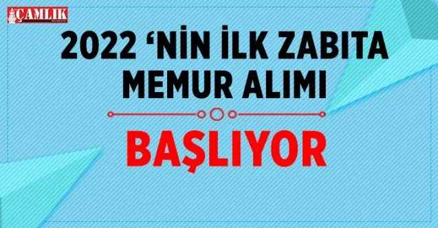 Üsküdar belediye başkanlığına zabıta memur alımı yapılacak.