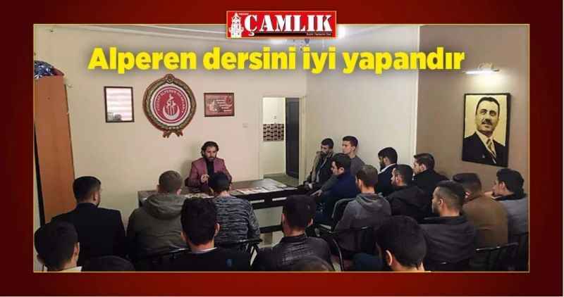 Alperen dersini iyi yapandır