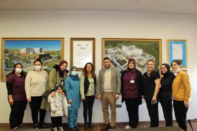 Yozgat Şehir Hastanesi’nde çay saatinde buluştular