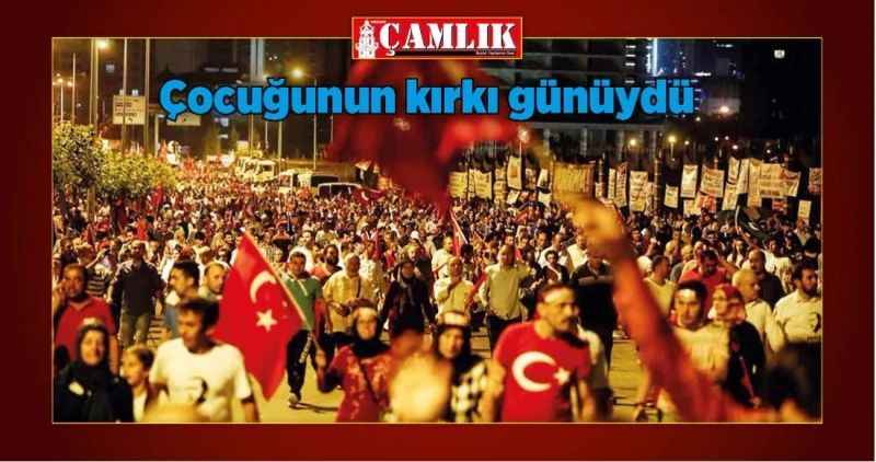 ÇOCUĞUNUN KIRKI GÜNÜYDÜ
