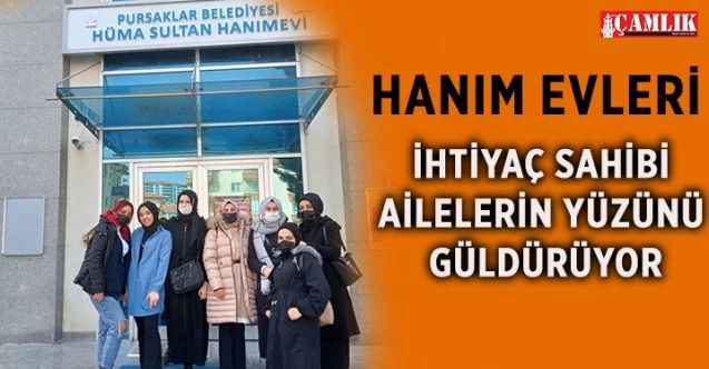 Hüma Sultan Hanım Evi İşaret Sınıfı kursiyerleri, kiralarını ödemekte zorluk çeken ihtiyaç sahibi aileye maddi destekte bulundu