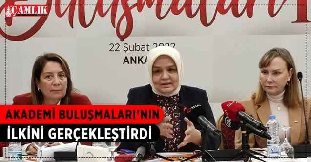 AK Parti Genel Merkez Kadın Kolları Başkanlığı, Akademi Buluşmaları’nın ilkini gerçekleştirdi
