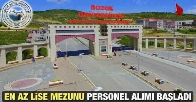 Yozgat Bozok Üniversitesi personel alacak! Personel Alımı Detayları belli oldu!