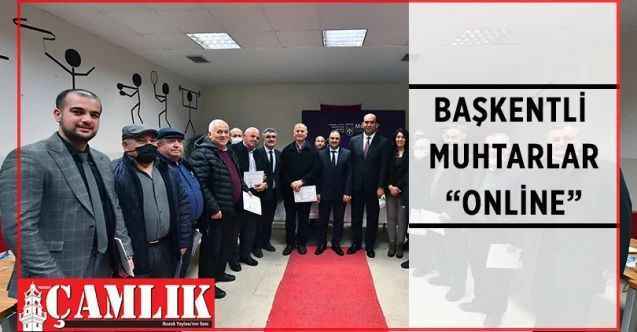Polatlılı Muhtarlar Ankara Büyükşehir Belediyesi Bilgisayar Kursunu Başarıyla Tamamladı