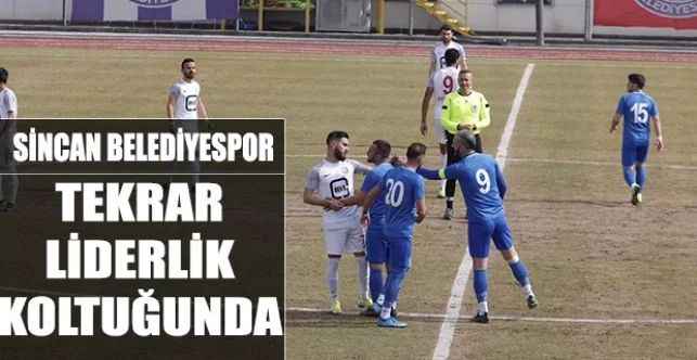 Sincan Belediyespor, Bartınspor’u mağlup ederek, liderlik koltuğuna tekrar oturdu