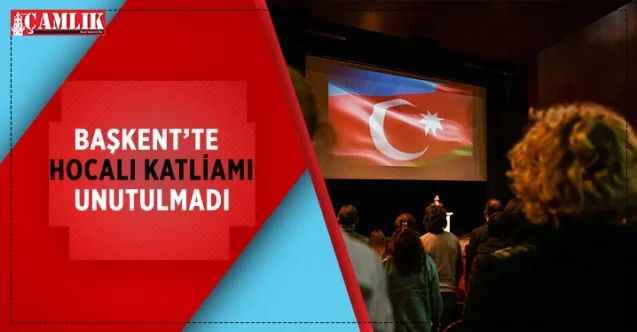 Ankara Büyükşehir Belediyesi, Hocalı katliamının 30. yıl dönümü nedeniyle Gençlik Parkı Büyük Sahne'de anma programı düzenledi